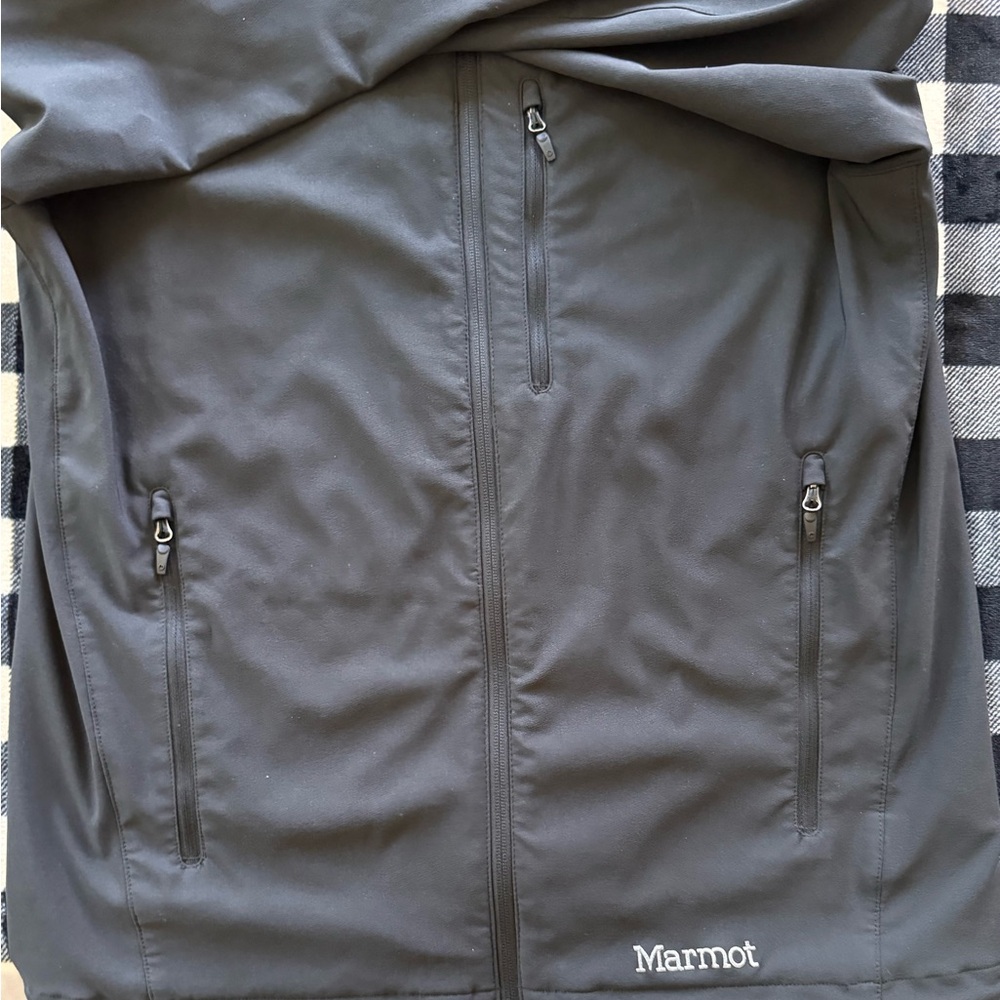 Men's Marmot Black Softshell Jacket - Picture 6 of 6